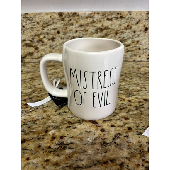 Rae Dunn Other - Rae Dunn Disney Villains Mug Mistress of Evil Mug White Maleficent